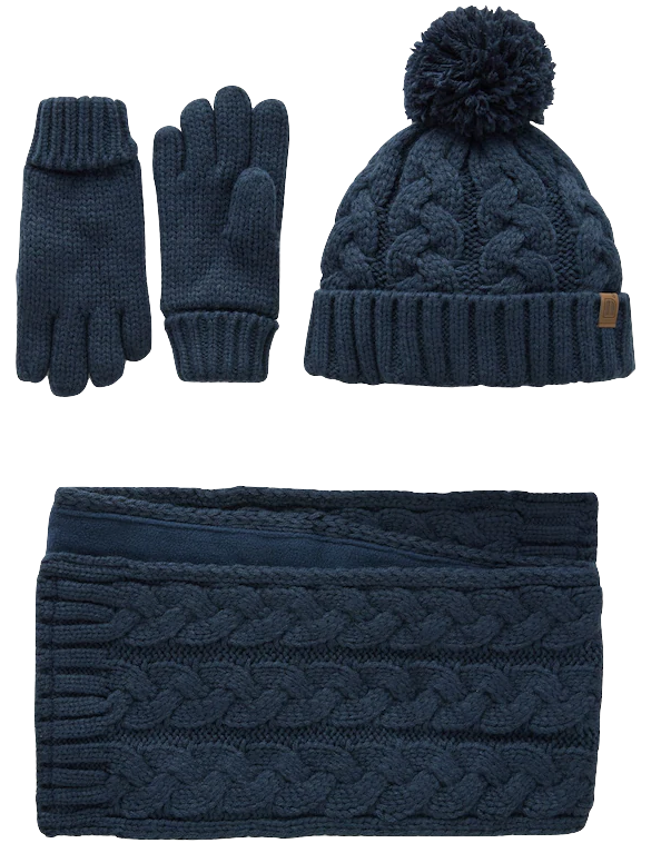 Hat, Gloves and Scarf Set
